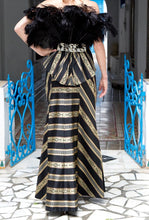 Charger l'image dans la galerie, Jupe sirène Tunisie soie / viscose / fil d'or