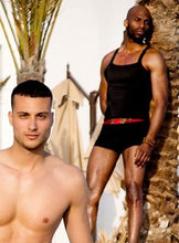 Charger l'image dans la galerie, Camisole César / sportif / anatomique / 80% nylon, 20% spandex / tricot soyeux / 3 couleurs / noir / marine / blanc