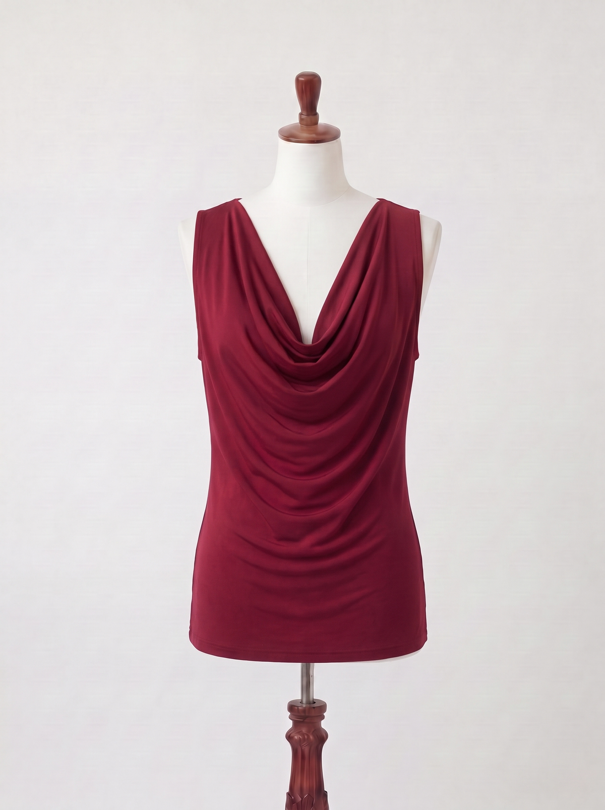 Camisole Basique Chic à col drapé