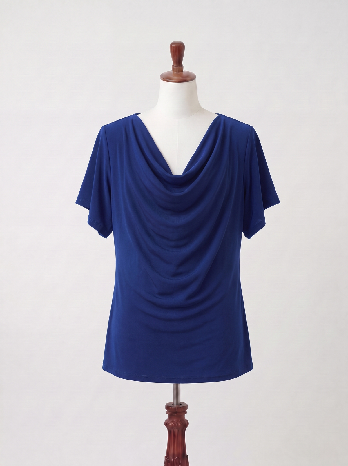 T-shirt Basique Chic à col drapé
