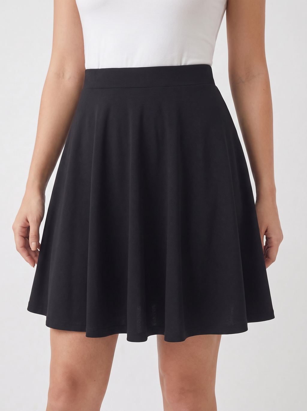 Jupe semi-circulaire Basique Chic