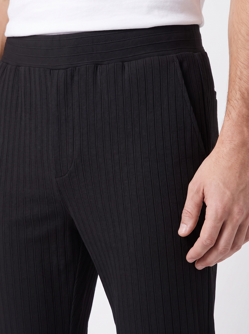 Pantalon Côtelé Basique Chic