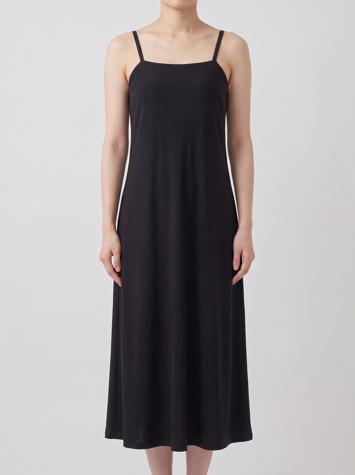 Robe longue Basique Chic à fines bretelles