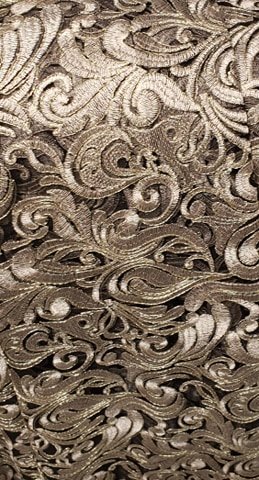 Kimono broderie Royal / Caftan Impérial / soie organza / broderie fil d'or