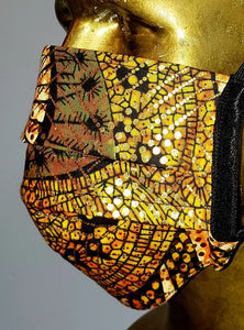 Masque / style chirurgical / Hommage au Sénégal / 100% coton