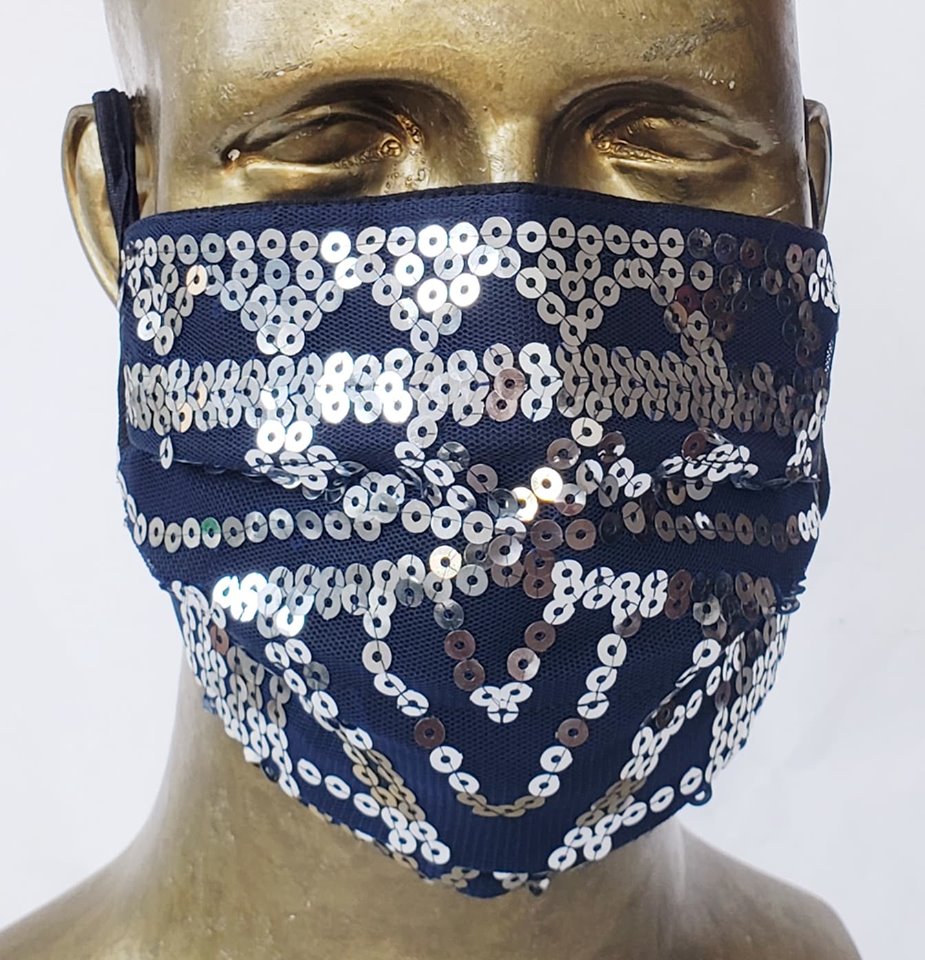 Masque style chirurgical / Paillette / Sequence / gala / première / mariage /wedding / tuxedo