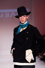 Charger l&#39;image dans la galerie, Pull manteau Nelligan 100% laine style marinière
