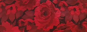 Hommage à Georges Bizet / Opéra Carmen / broderie / style chirurgical / Brocart & lin / roses floral / 2 options: élastiques autour cou et tête / autour des oreilles