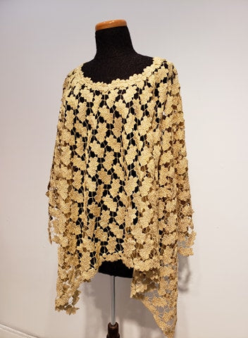 Poncho Feuillages