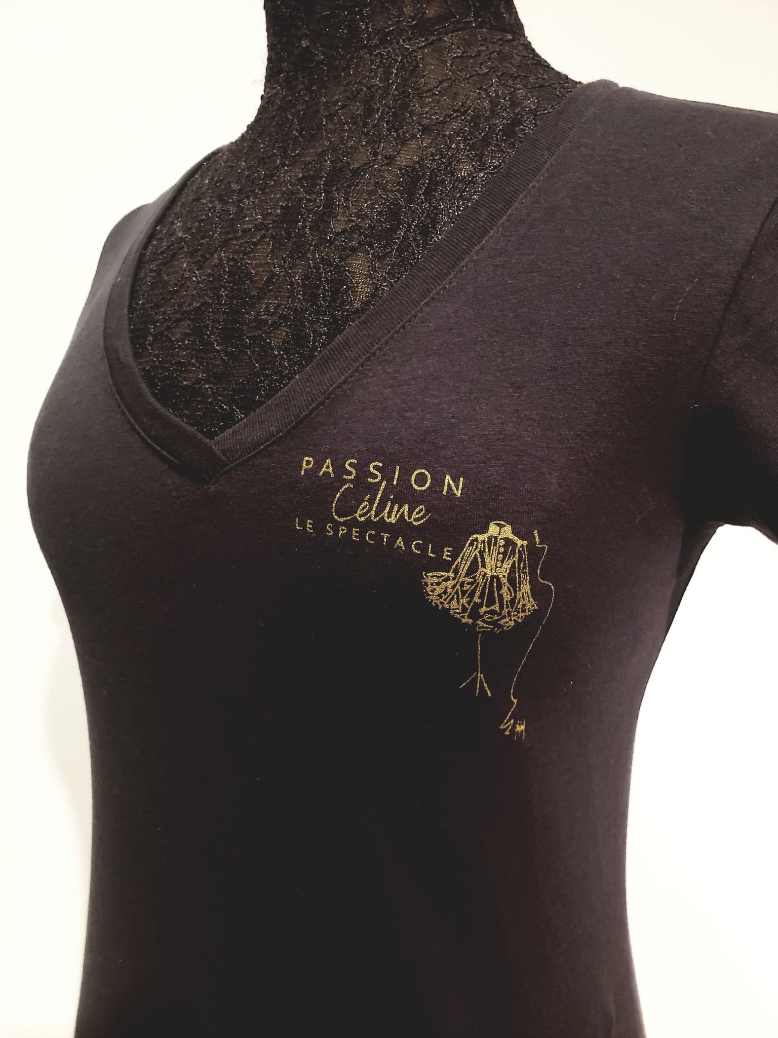 T-shirt femme Passion Céline Cotton polyester