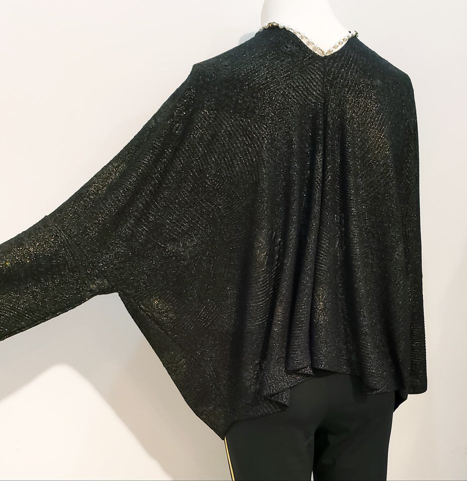 Tunique Romanesque / croix brodée / chevalier / pull gold et noir / taille unique / one size tunique / cross embroidery / unisexe